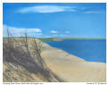 Sleeping Bear Dunes, sand bluffs and Lake Michigan
