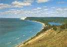 Empire Bluff overlook, Sleeping Bear Dunes, Michigan